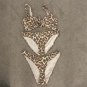 Aerie Leopard Swim Bundle BOGO